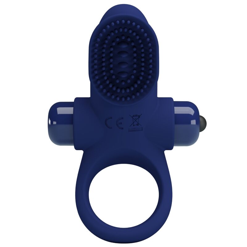 PRETTY LOVE - Penisring mit Vibration Blau