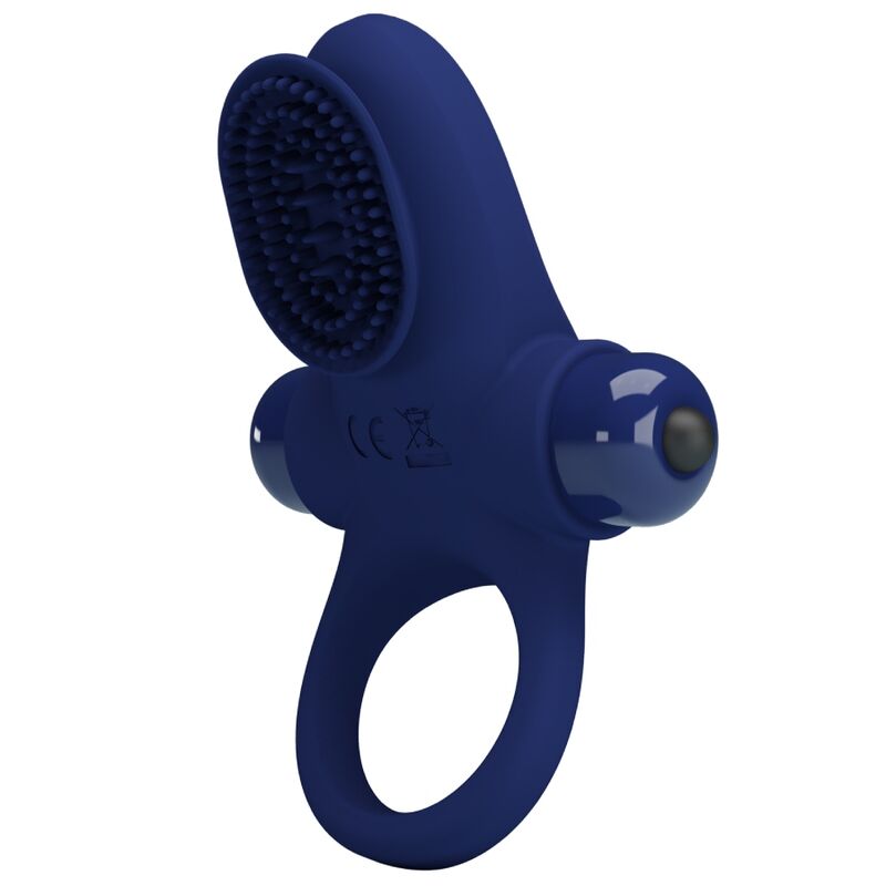 PRETTY LOVE - Penisring mit Vibration Blau