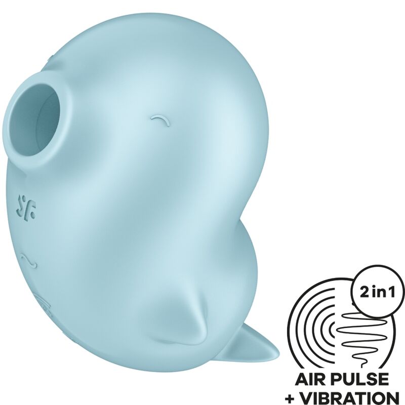 SATISFYER - SASSY SEAL Klitorisstimulator & Vibrator Blau