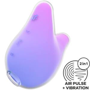 SATISFYER - MERMAID VIBES Klitorisstimulator & Vibrator Lila und Rosa