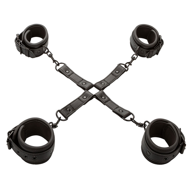CALEXOTICS - NOCTURNAL HOG TIE CONNECTOR Leder verstellbar Schwarz
