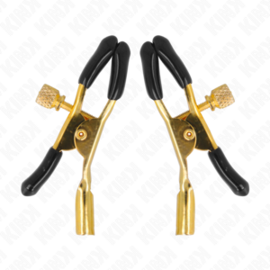 KINK - Goldene Nippelklemmen 6 cm