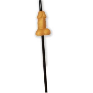 DIABLO PICANTE - Goldener Penisstrohhalm