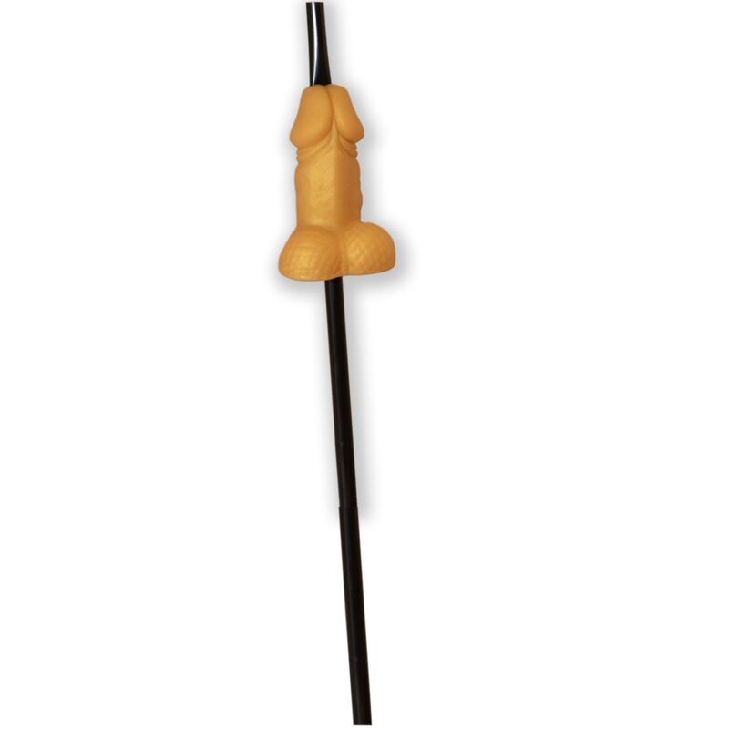 DIABLO PICANTE - Goldener Penisstrohhalm