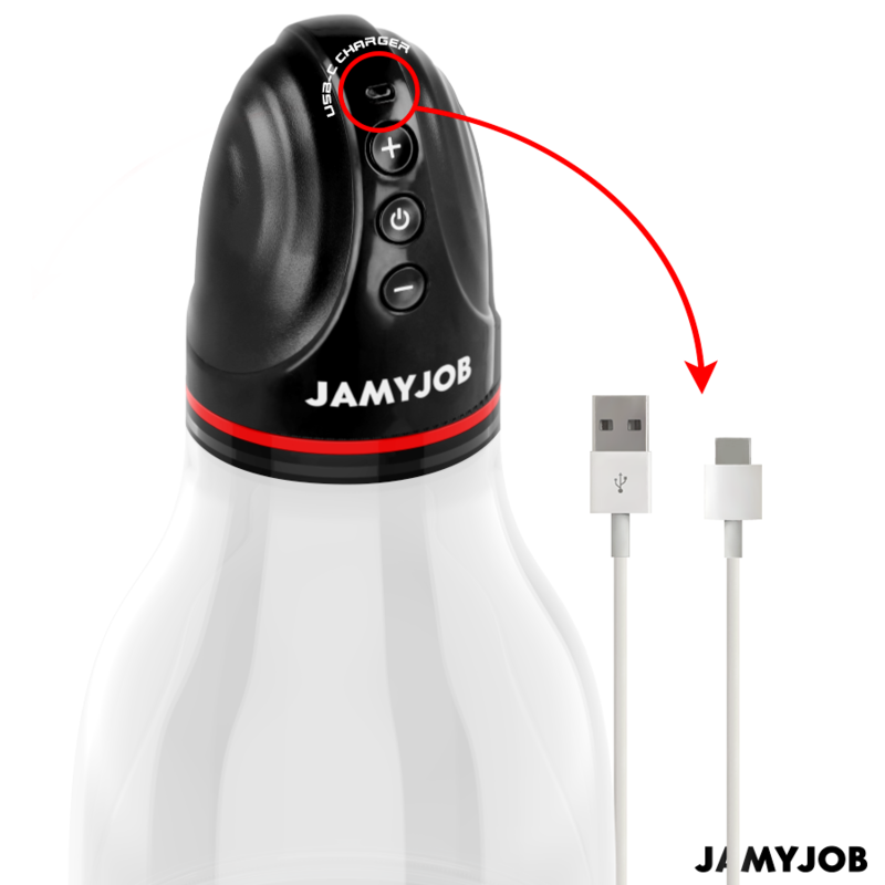 JAMYJOB - XPAND LITE automatische Hodenpumpe 3 Saugstufen Grau