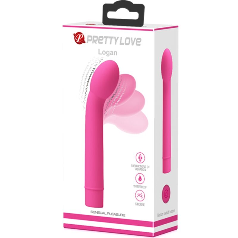 PRETTY LOVE - LOGAN G-SPOT VIBRATOR 10 VIBRATIONS ROSA