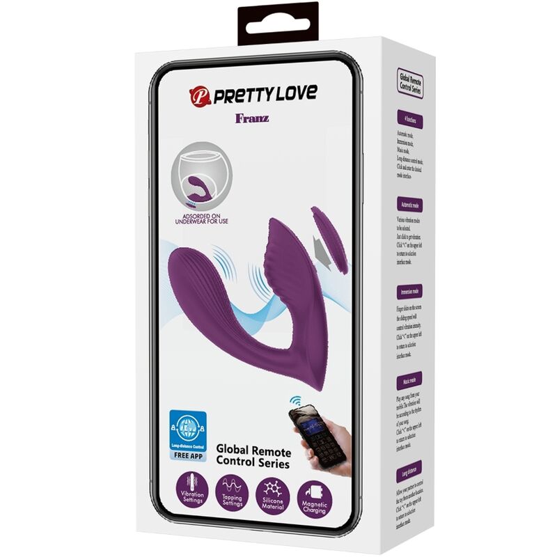 PRETTY LOVE - FRANZ Massager und Vibrator mit kostenloser App Lila