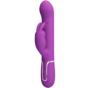 PRETTY LOVE - COALE 4 IN 1 Multifunktions-Rabbit-Vibrator Lila