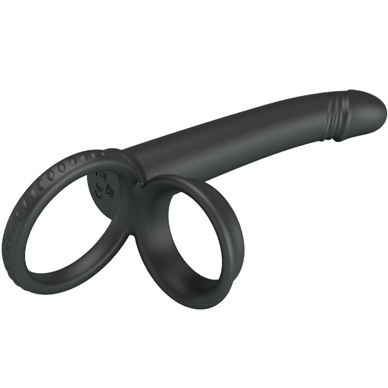 PRETTY LOVE - DILLION DOPPELTE PENETRATION DOPPELTER PENISRING SCHWARZ