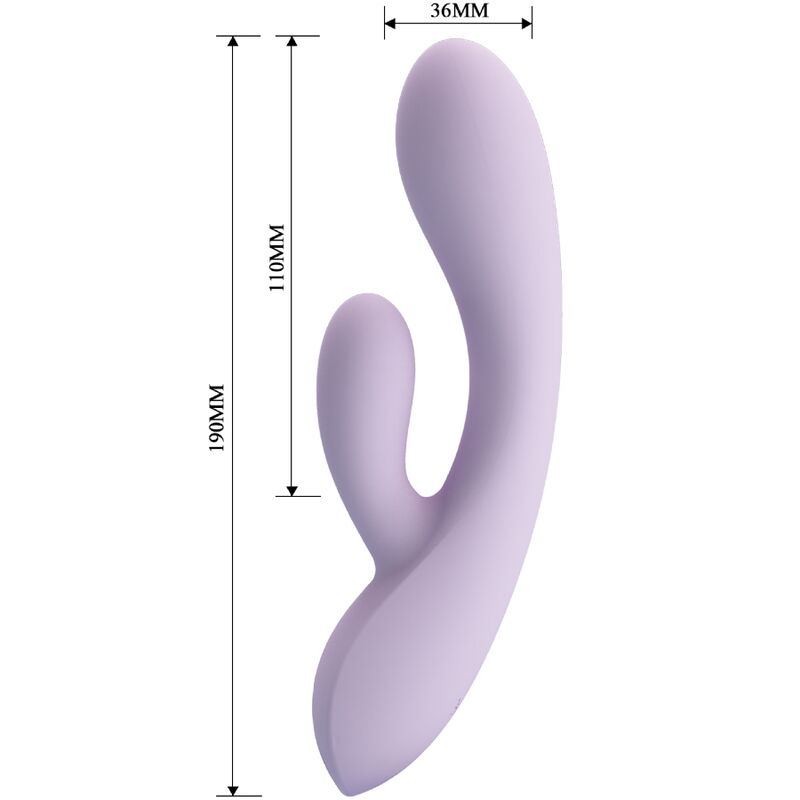 PRETTY LOVE - ROSOLYN RABBIT VIBRATOR 10 VIBRATIONEN Lila
