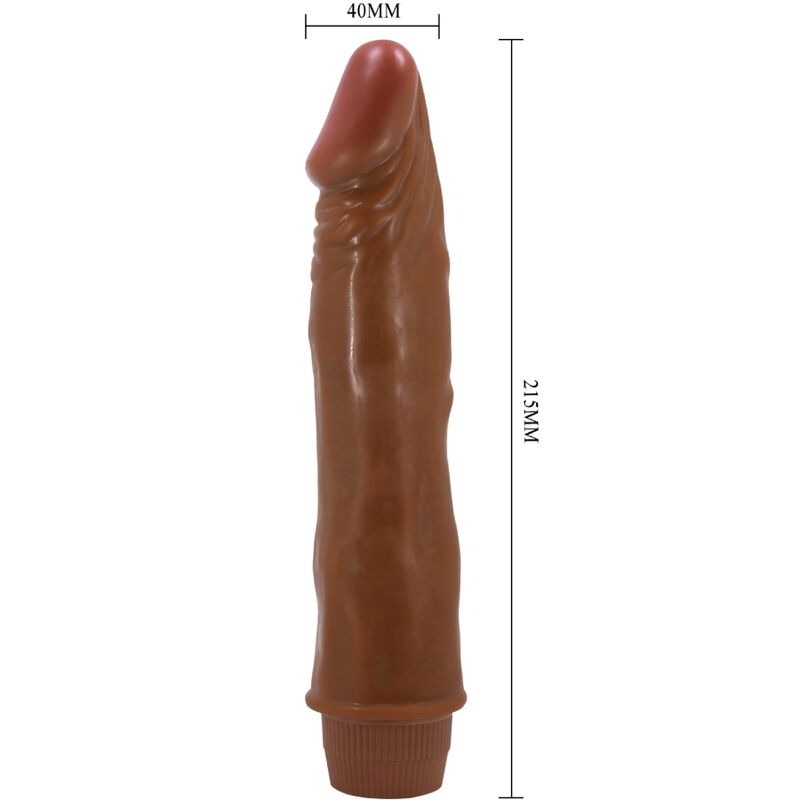 BAILE - ZWERG realistischer Vibrator 21 cm Mulatte