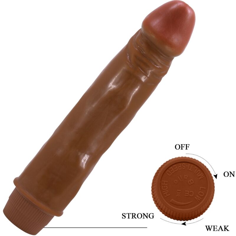 BAILE - ZWERG realistischer Vibrator 21 cm Mulatte
