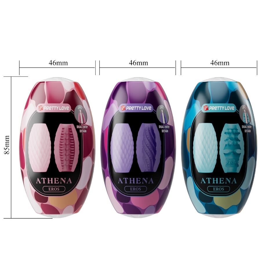 PRETTY LOVE - ATHENA EROS PACK 15 VERSCHIEDENE MASTURBATOR
