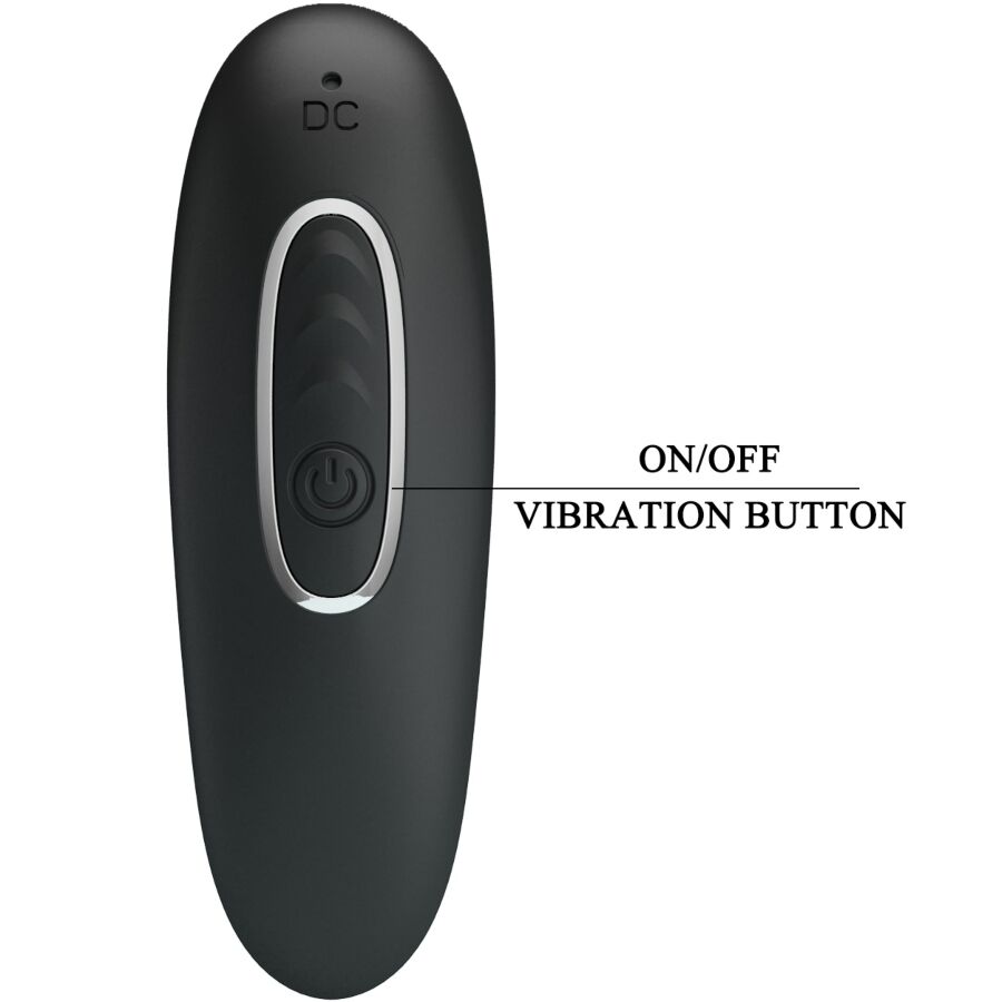 PRETTY LOVE - CORBAN Analvibrator 10 Vibrationen Schwarz