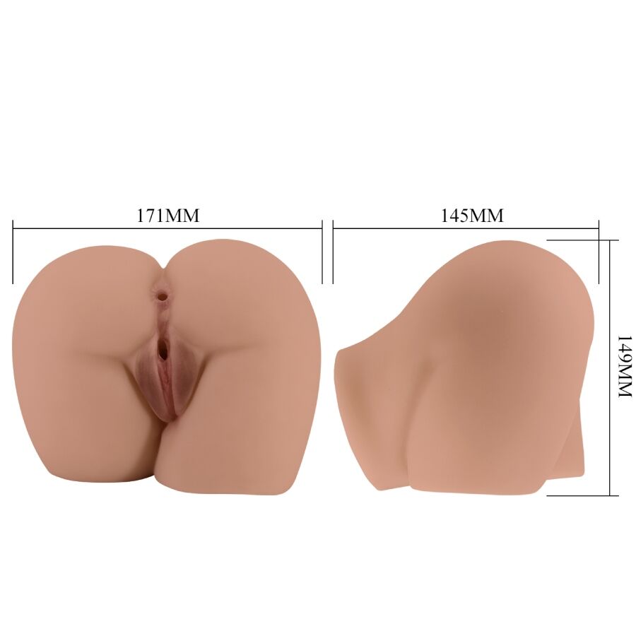 CRAZY BULL - BERNACE ASS VIBRATOR MIT REALISTISCHER VAGINA UND ANUS MIT FERNBEDIENUNG