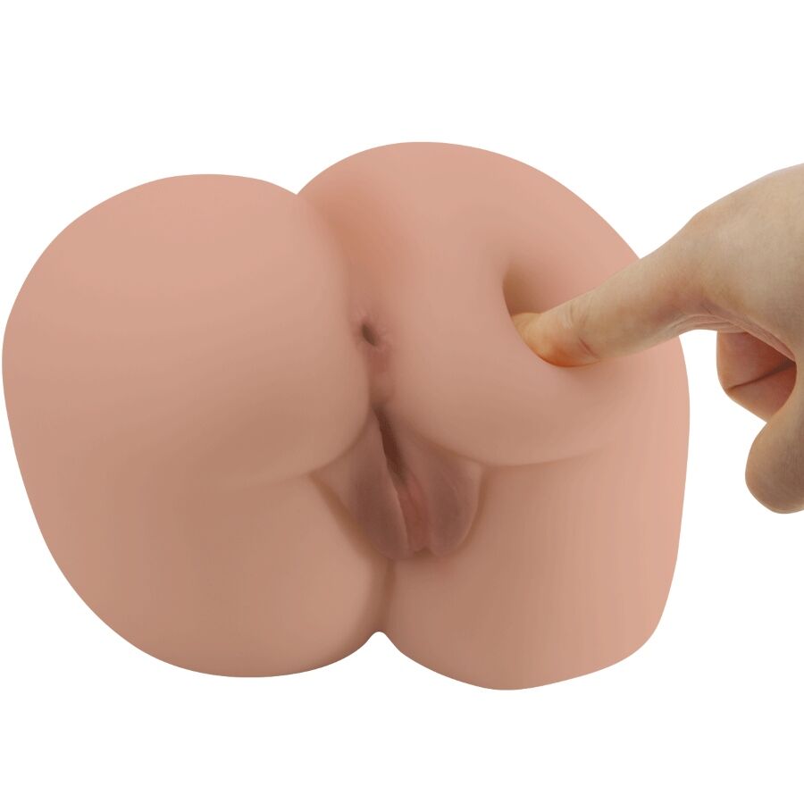 CRAZY BULL - BERNACE ASS VIBRATOR MIT REALISTISCHER VAGINA UND ANUS MIT FERNBEDIENUNG