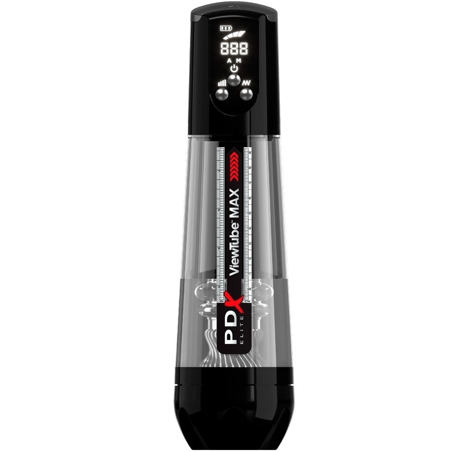 PDX ELITE - VIEWTUBE MAX VIEW automatischer Masturbator mit transparenter Absaugung