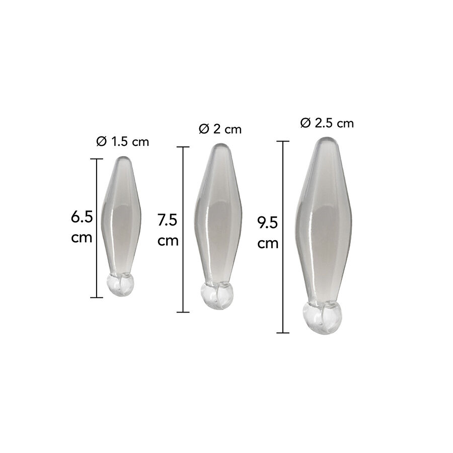 TOYJOY - Anal Play Finger Rimmer 3 Stück Transparent