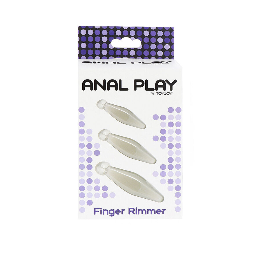 TOYJOY - Anal Play Finger Rimmer 3 Stück Transparent