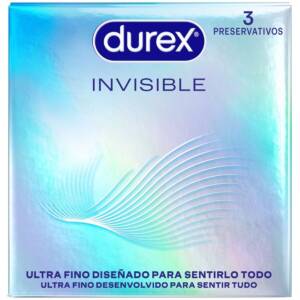 DUREX - ULTRADÜNNE UNSICHTBARE KONDOME 3 STÜCK