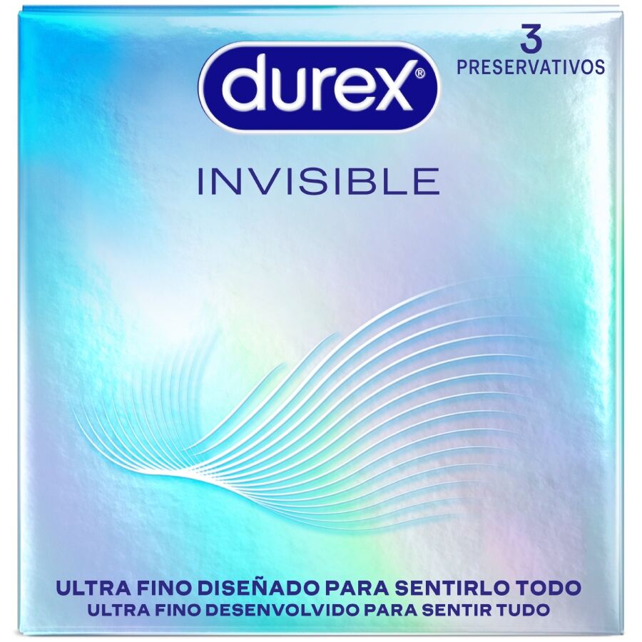 DUREX - ULTRADÜNNE UNSICHTBARE KONDOME 3 STÜCK