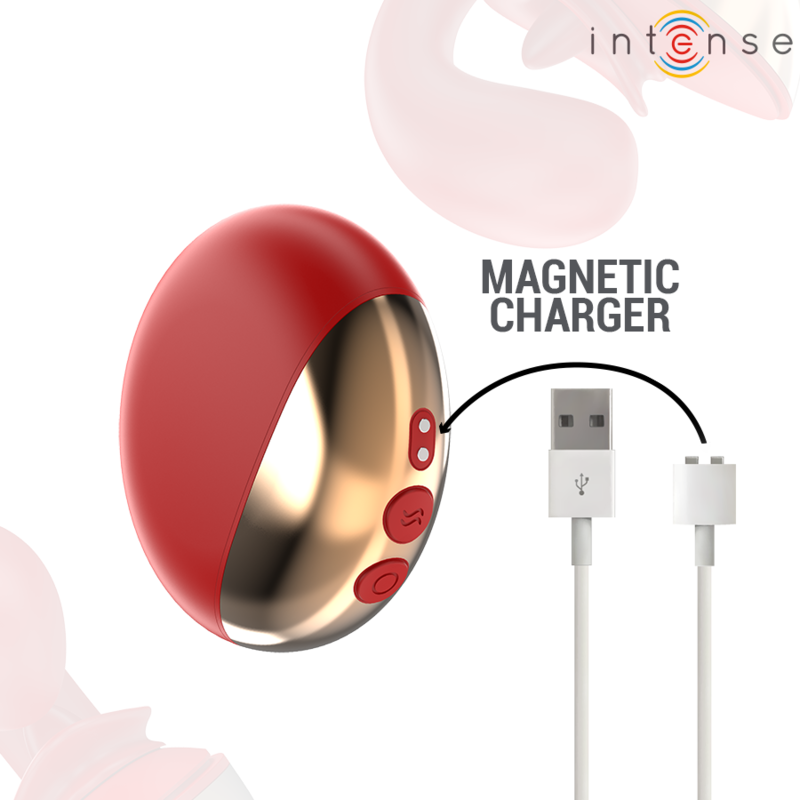 INTENSE - MARIAH VIBRATOR & STIMULATOR IN U-FORM 10 VIBRATIONSROT
