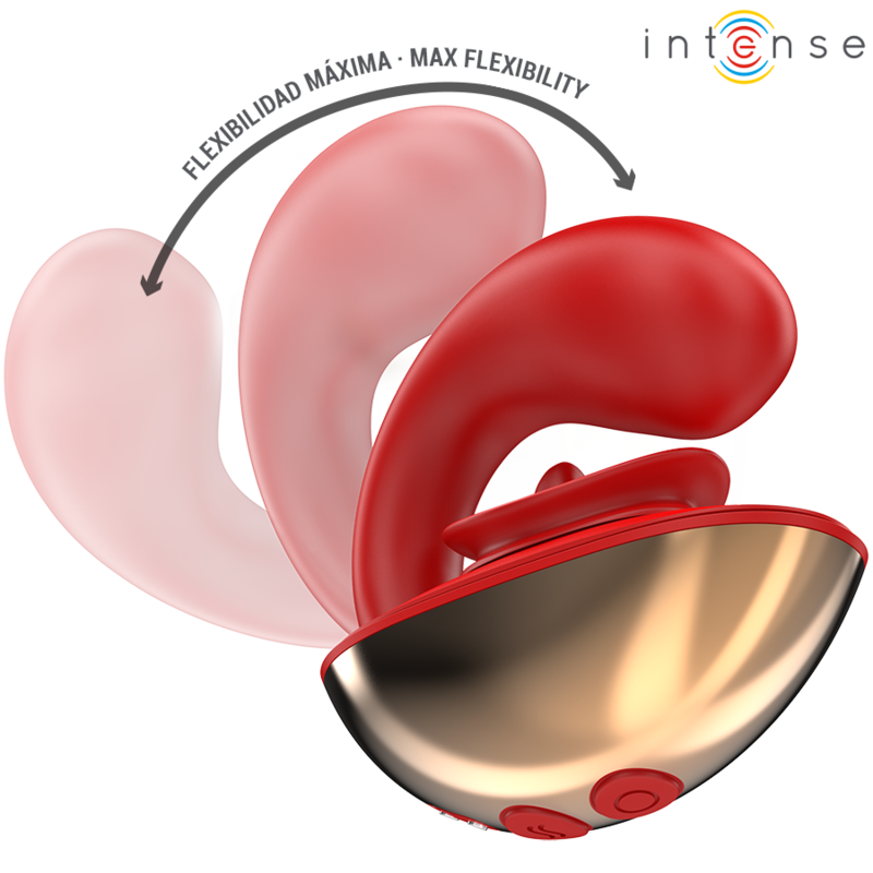 INTENSE - MARIAH VIBRATOR & STIMULATOR IN U-FORM 10 VIBRATIONSROT