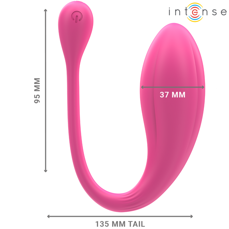 INTENSE - JANICE U VIBRATOR DOPPELSTIMULATION 10 VIBRATIONSSTÄRKEN ROSA FERNBEDIENUNG