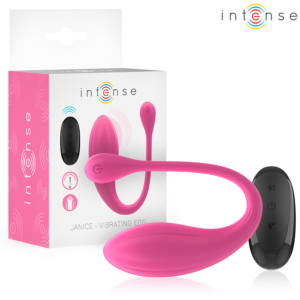 INTENSE - JANICE U VIBRATOR DOPPELSTIMULATION 10 VIBRATIONSSTÄRKEN ROSA FERNBEDIENUNG