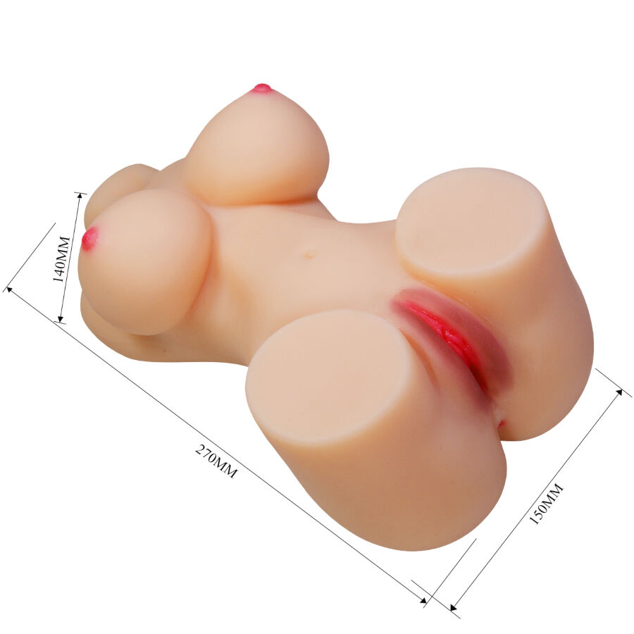 CRAZY BULL - HETTY realistischer weiblicher Torso mit Vagina und Anal 1,9 kg