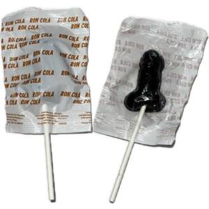 DIABLO GOLOSO - 1 Penis-Lollipop Ron Cola Geschmack 10 % Alkohol