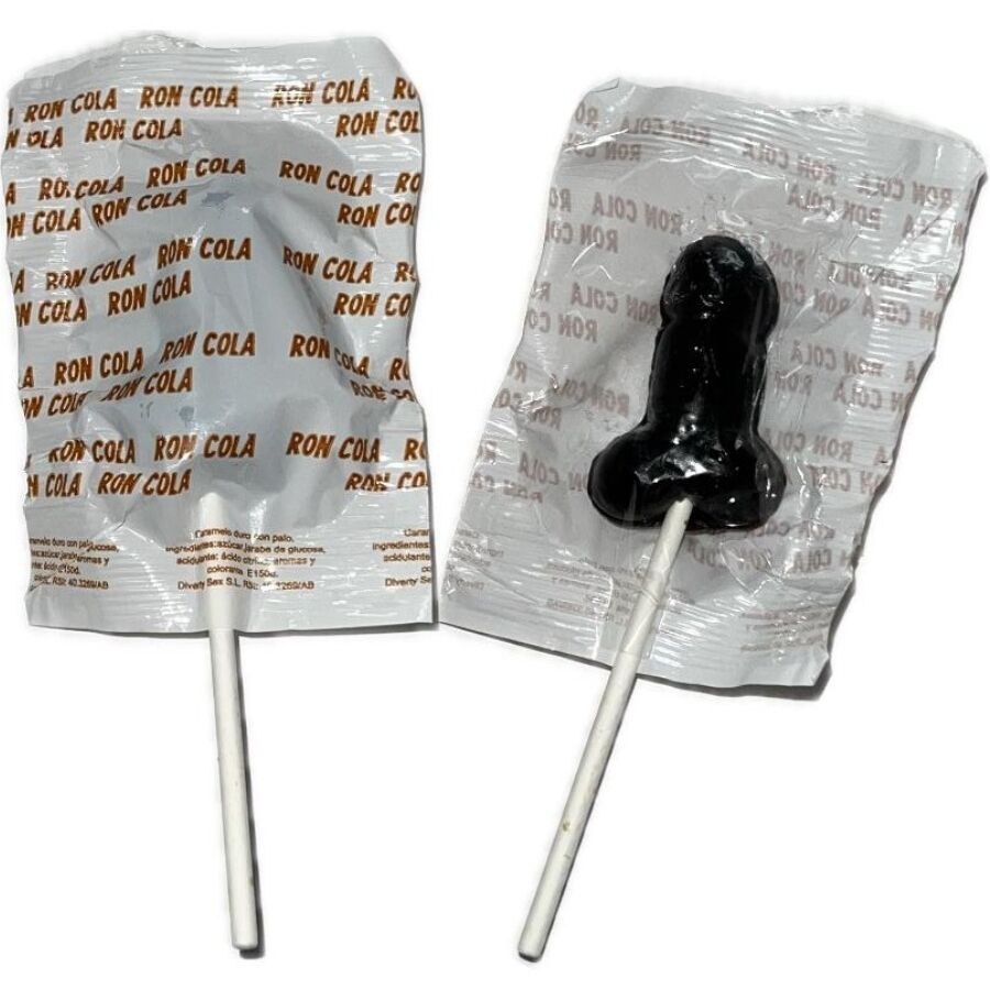 DIABLO GOLOSO - 1 Penis-Lollipop Ron Cola Geschmack 10 % Alkohol