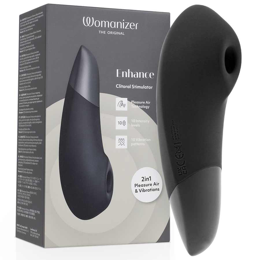 WOMANIZER - Verbesserung der Klitorisstimulation Schwarz