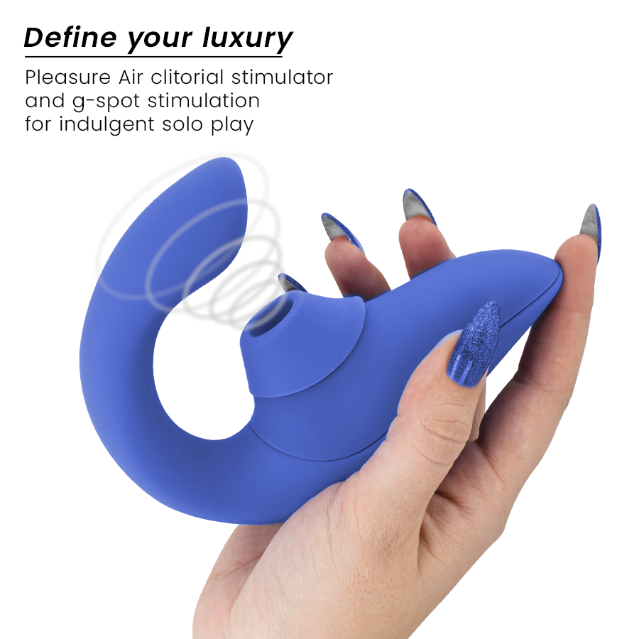 WOMANIZER - BLEND RABBIT VIBRATOR KLITORISSTIMULATOR VIBRANT BLAU