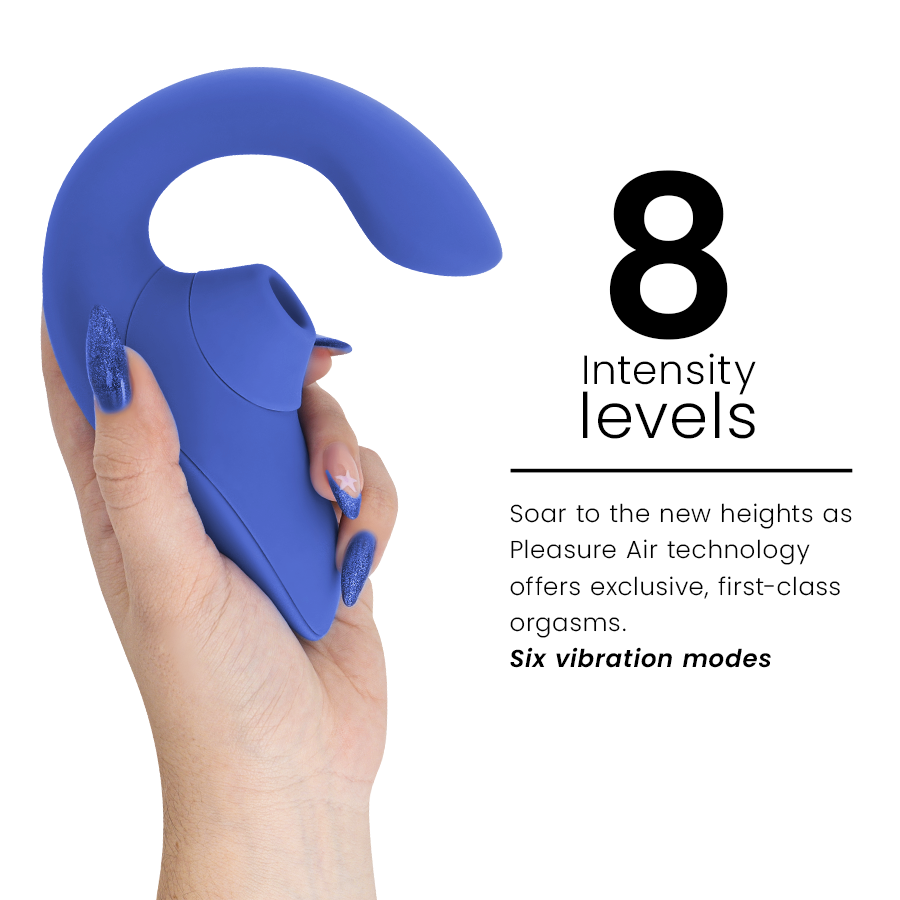 WOMANIZER - BLEND RABBIT VIBRATOR KLITORISSTIMULATOR VIBRANT BLAU