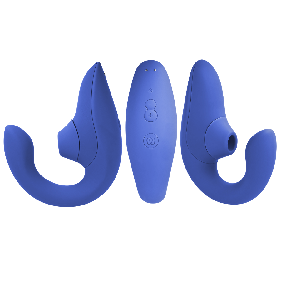 WOMANIZER - BLEND RABBIT VIBRATOR KLITORISSTIMULATOR VIBRANT BLAU