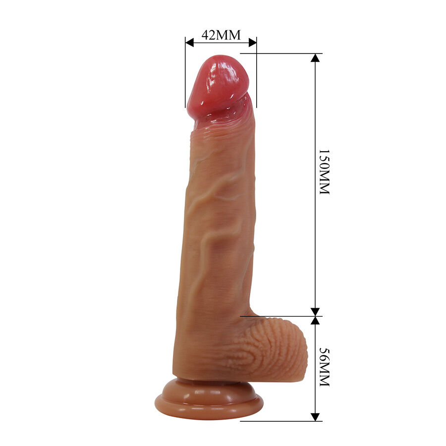 PRETTY LOVE - LISLE realistischer Dildo mit Saugfuß 20,6 cm -Ø- 4,2 cm