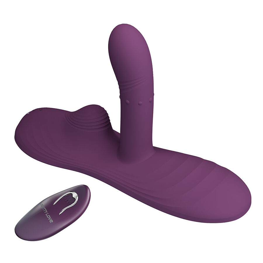 PRETTY LOVE - LUKA Sitzvibrator mit Wärmeeffekt und Fernbedienung