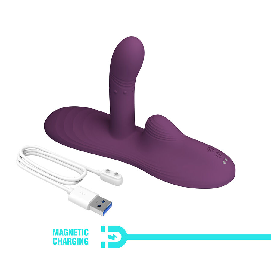 PRETTY LOVE - LUKA Sitzvibrator mit Wärmeeffekt und Fernbedienung