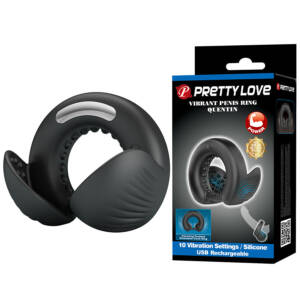 PRETTY LOVE - QUENTIN Penisring mit Hodenstimulator