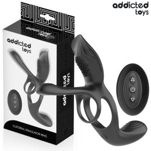 ADDICTED TOYS - Doppelter Penisring mit Klitorisstimulator