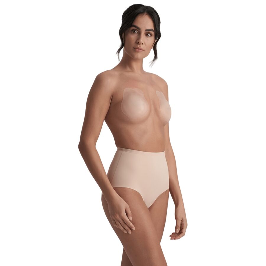 BYE-BRA - RABBIT Silikon-Cups Beige Größe XL