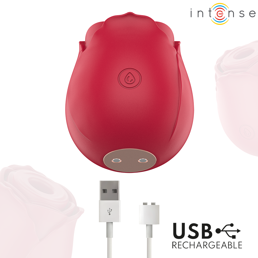INTENSE - CAMELLIA Klitoralsaugspotine Rose von WAVES Bordeaux