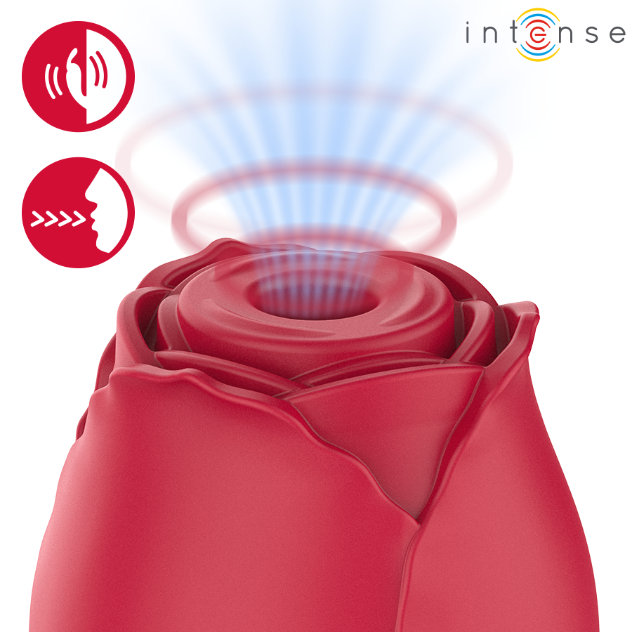 INTENSE - CAMELLIA Klitoralsaugspotine Rose von WAVES Bordeaux
