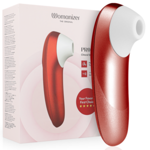 WOMANIZER - PRO VIBRANT Klitoralstimulator Burgunder