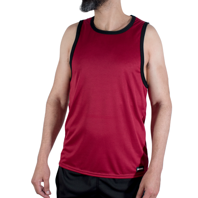 MACHO - CMV003 MAHONI GYM T-SHIRT L/XL