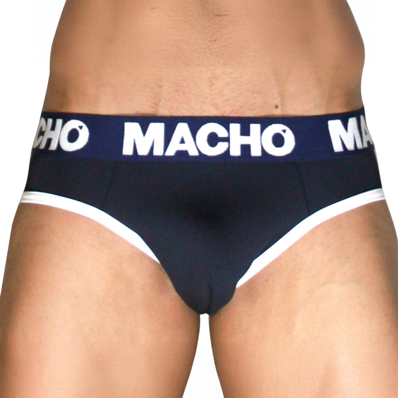 MACHO - MCH008 Marineblaues Klassisches Slip XL