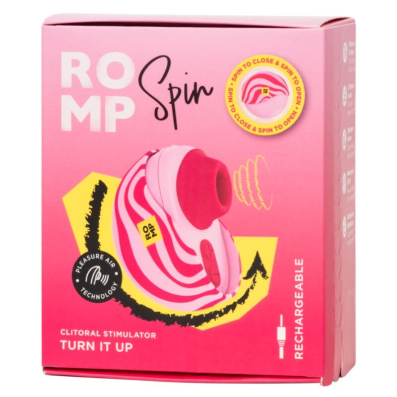 ROMP - SPIN KLITORALER SAUGER MIT ROTIERENDEM ÖFFNEN UND KLEMMEN