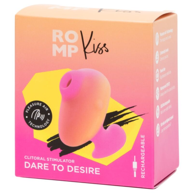 ROMP - KISS Klitoral-Saugfähiger Wiederaufladbarer Fingervibrator