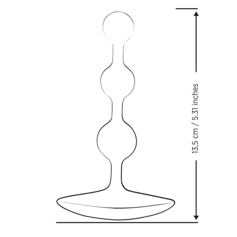 ROMP - AMP Lila Flexible Silikon-Analkapseln 12,5 cm Lila